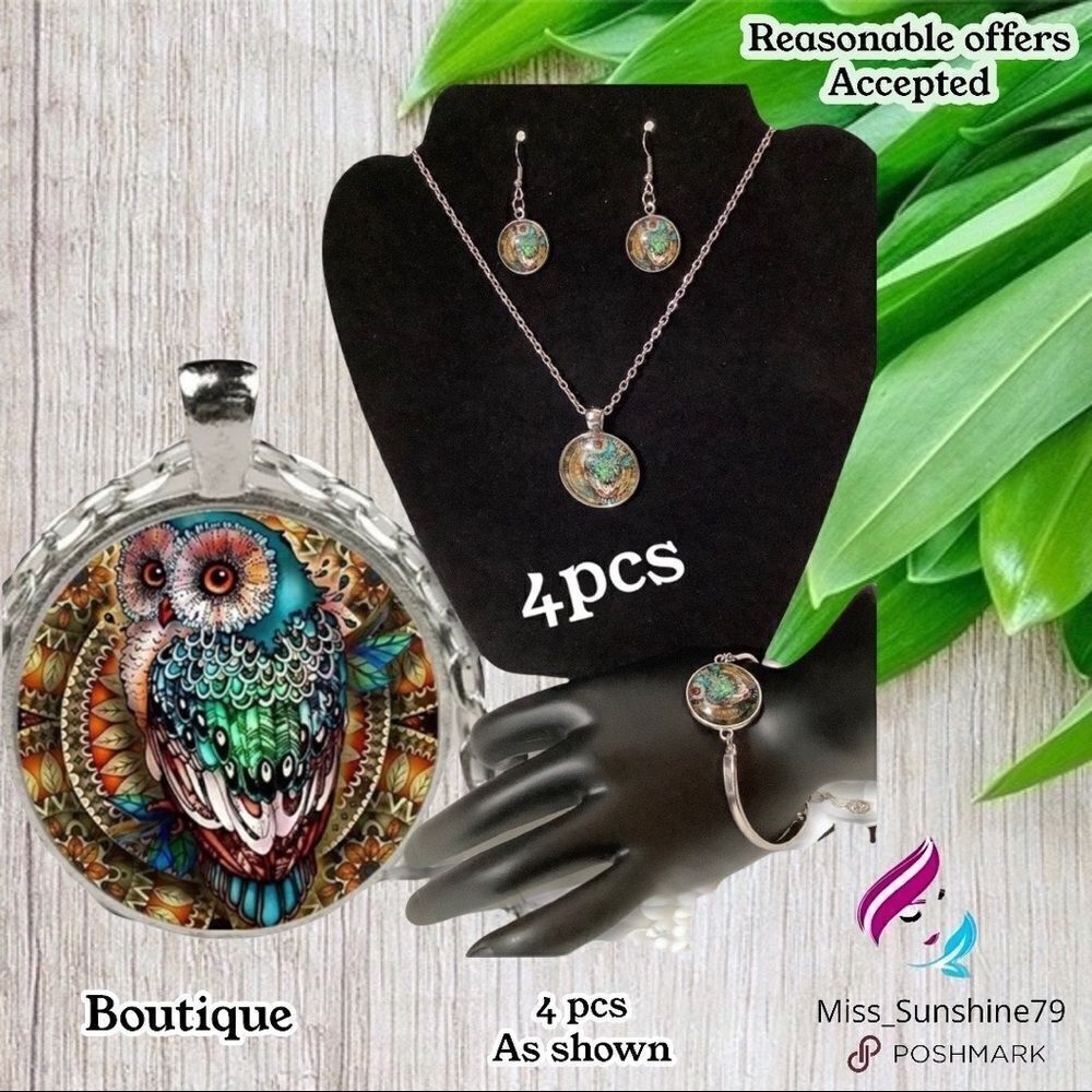 Boutique NEW - 4pcs fashion cabochon Set OWL 🦉